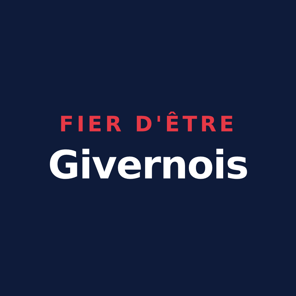 T-shirt « Fier d'être Givernois » — design pour Giverny