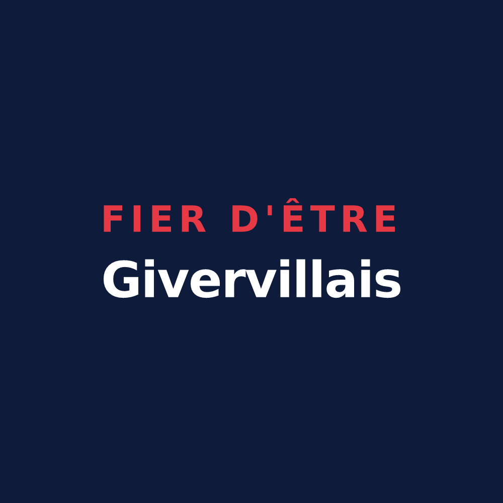 T-shirt « Fier d'être Givervillais » — design pour Giverville