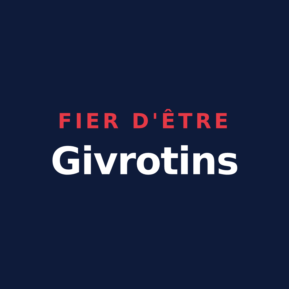 T-shirt « Fier d'être Givrotins » — design pour Givry
