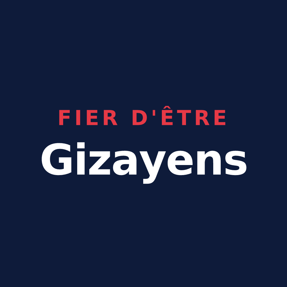 T-shirt « Fier d'être Gizayens » — design pour Gizay