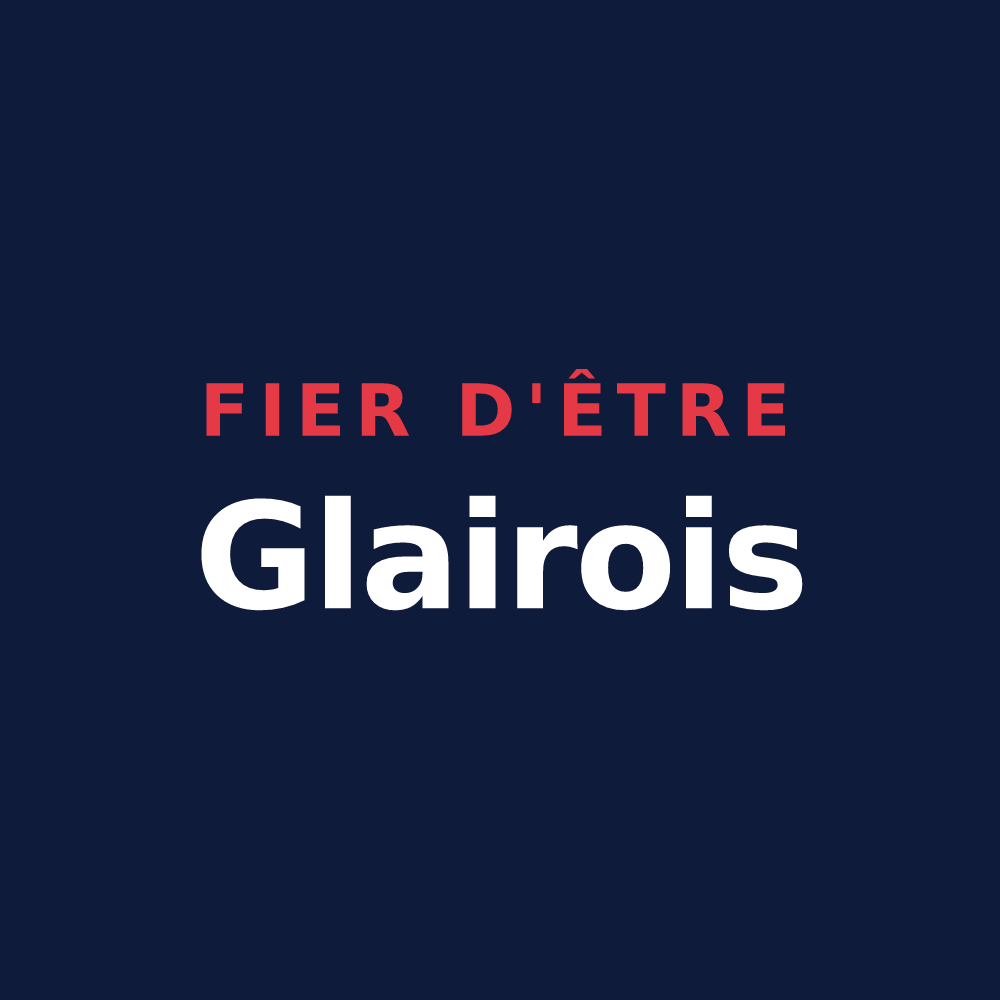 T-shirt « Fier d'être Glairois » — design pour Glaire