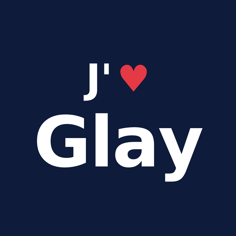 T-shirt personnalisé Glay — design J'aime Glay