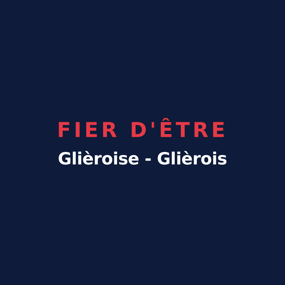 T-shirt « Fier d'être Glièroise - Glièrois » — design pour Glières-Val-de-Borne