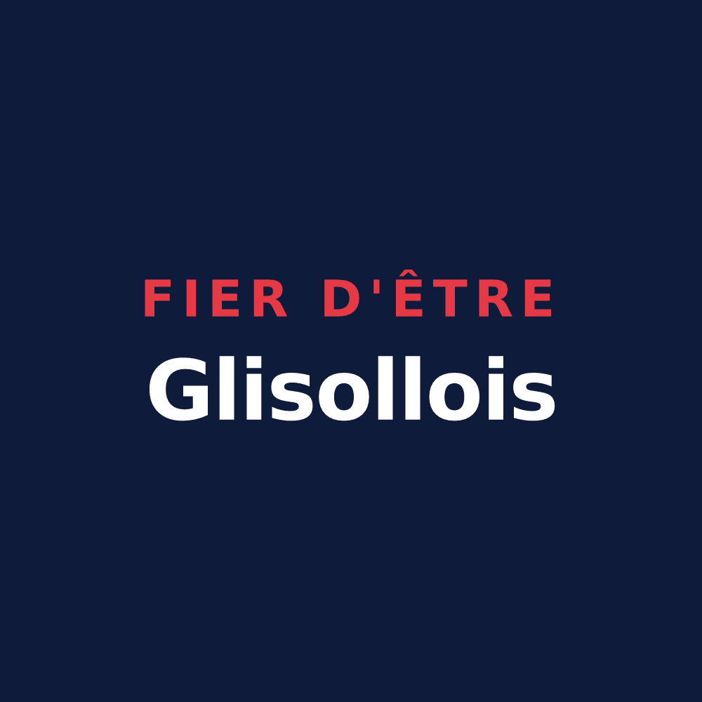 T-shirt « Fier d'être Glisollois » — design pour Glisolles