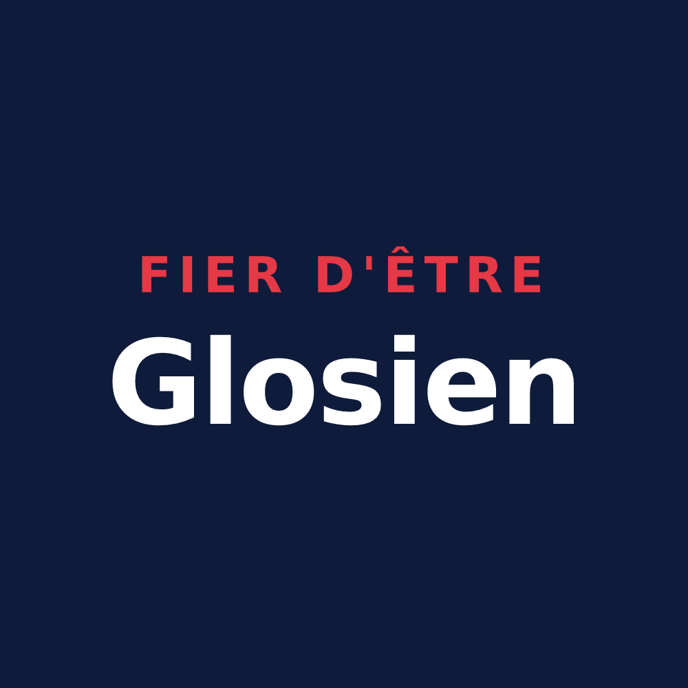 T-shirt « Fier d'être Glosien » — design pour Glos