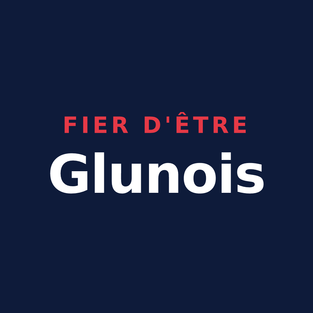 T-shirt « Fier d'être Glunois » — design pour Glun