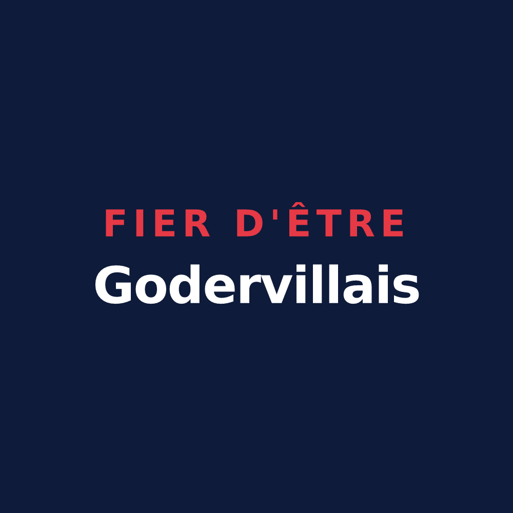 T-shirt « Fier d'être Godervillais » — design pour Goderville