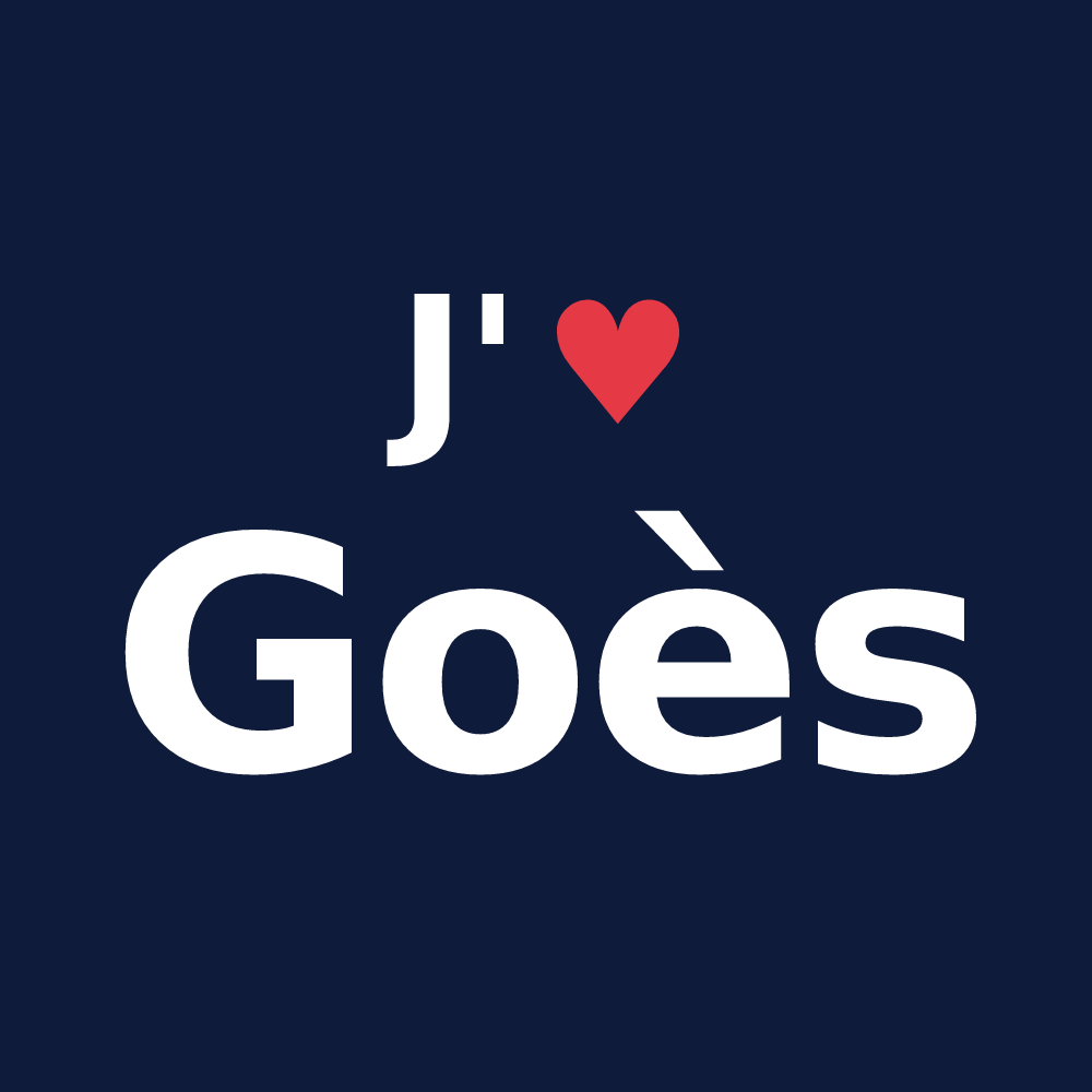 T-shirt personnalisé Goès — design J'aime Goès