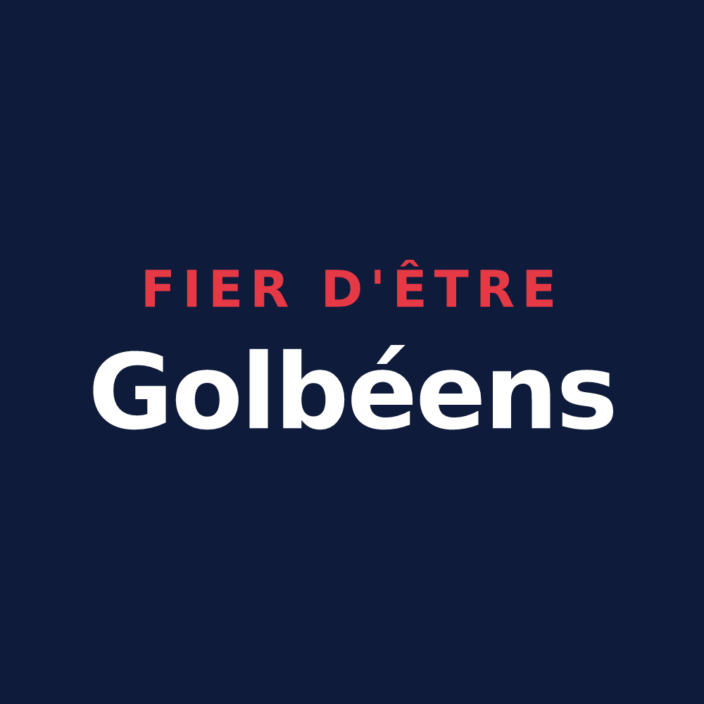 T-shirt « Fier d'être Golbéens » — design pour Golbey