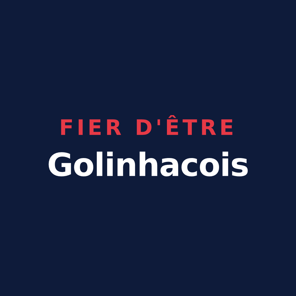 T-shirt « Fier d'être Golinhacois » — design pour Golinhac