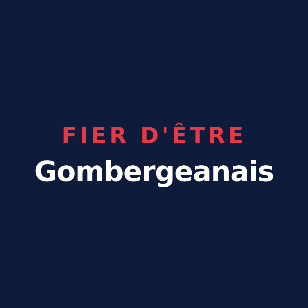 T-shirt « Fier d'être Gombergeanais » — design pour Gombergean