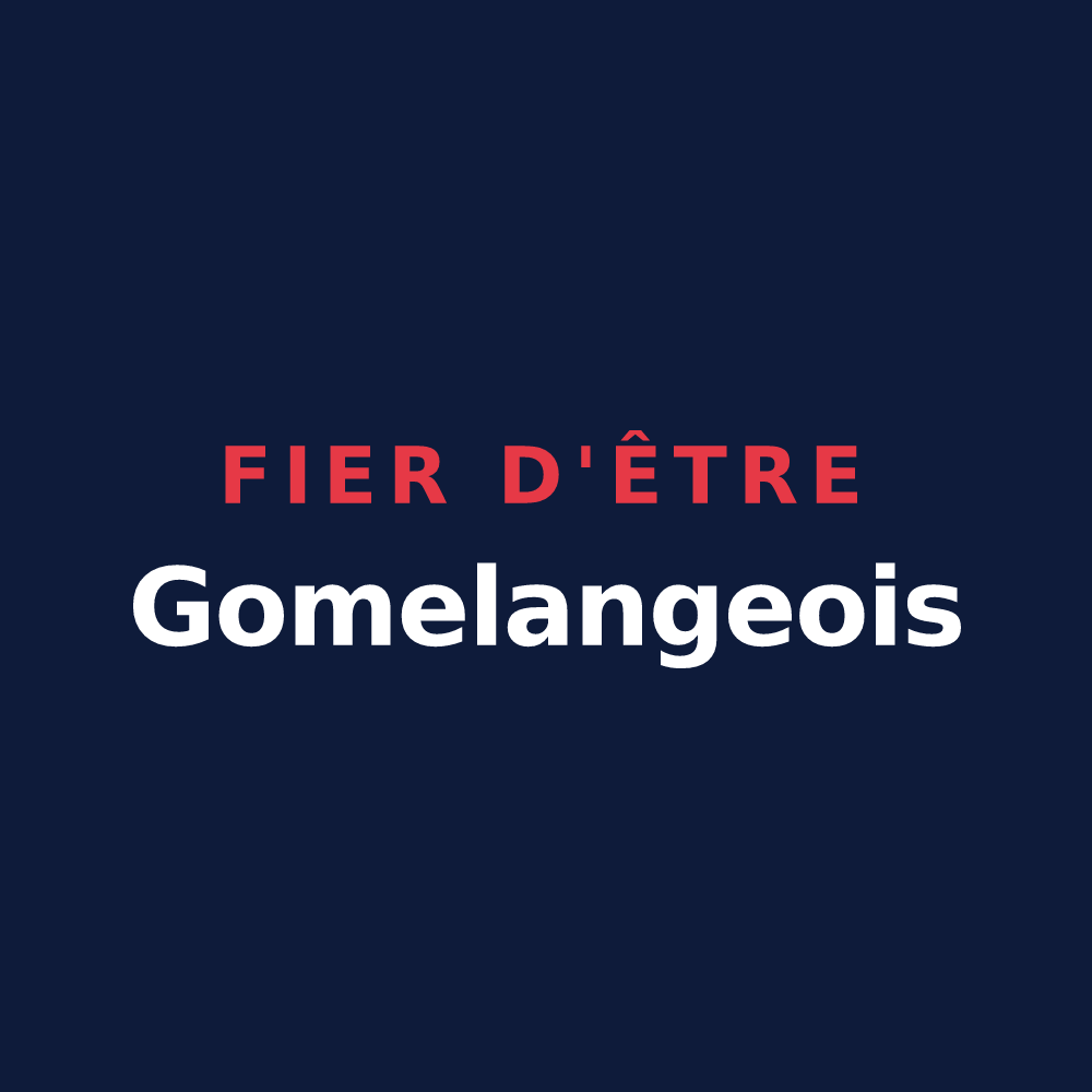 T-shirt « Fier d'être Gomelangeois » — design pour Gomelange