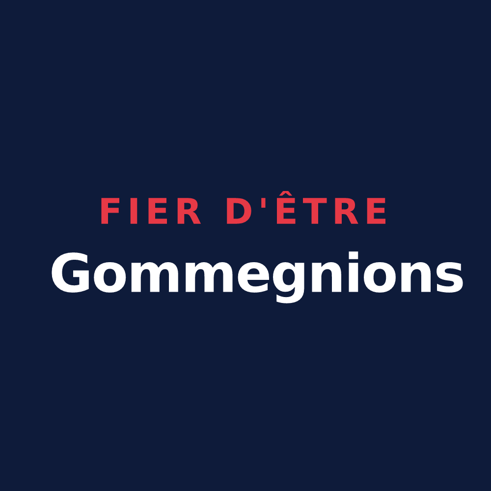 T-shirt « Fier d'être Gommegnions » — design pour Gommegnies