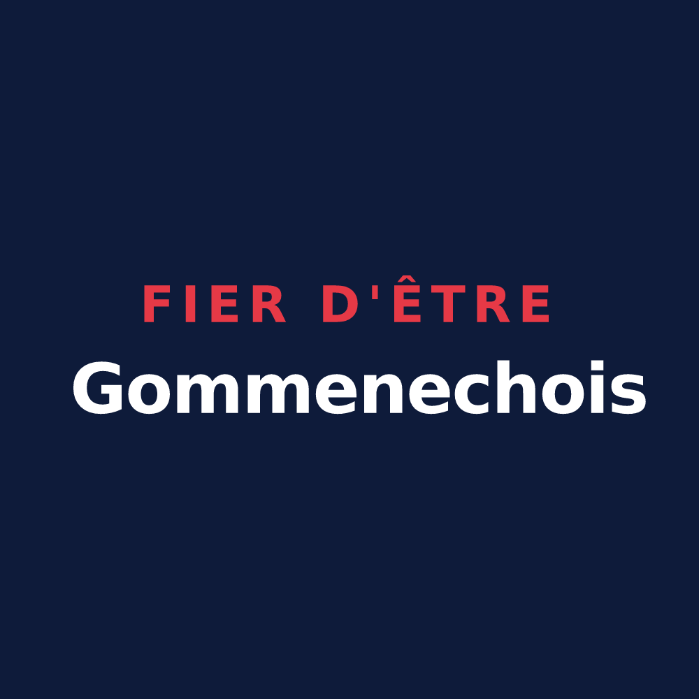 T-shirt « Fier d'être Gommenechois » — design pour Gommenec'h