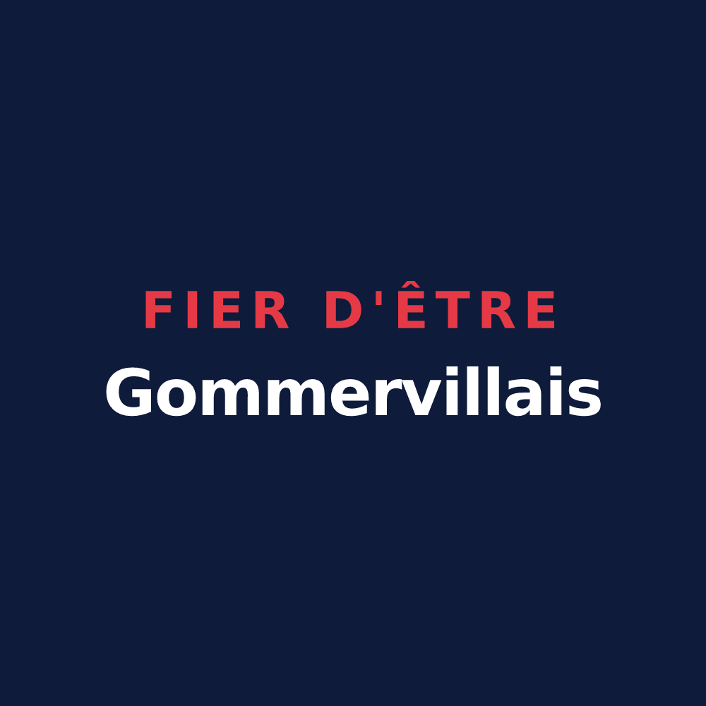T-shirt « Fier d'être Gommervillais » — design pour Gommerville