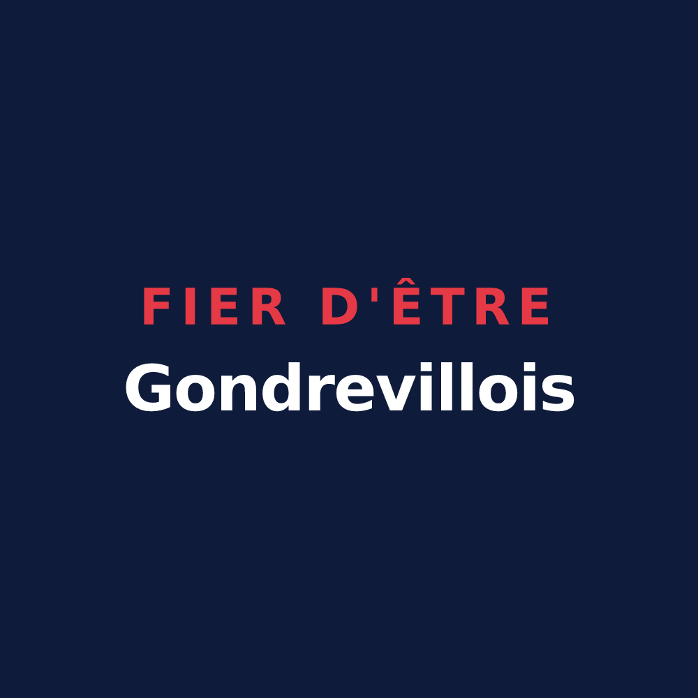 T-shirt « Fier d'être Gondrevillois » — design pour Gondreville