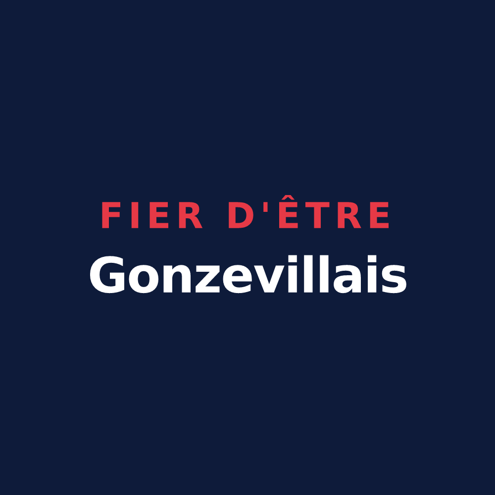 T-shirt « Fier d'être Gonzevillais » — design pour Gonzeville