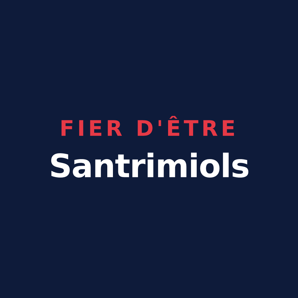 T-shirt « Fier d'être Santrimiols » — design pour Gorges du Tarn Causses