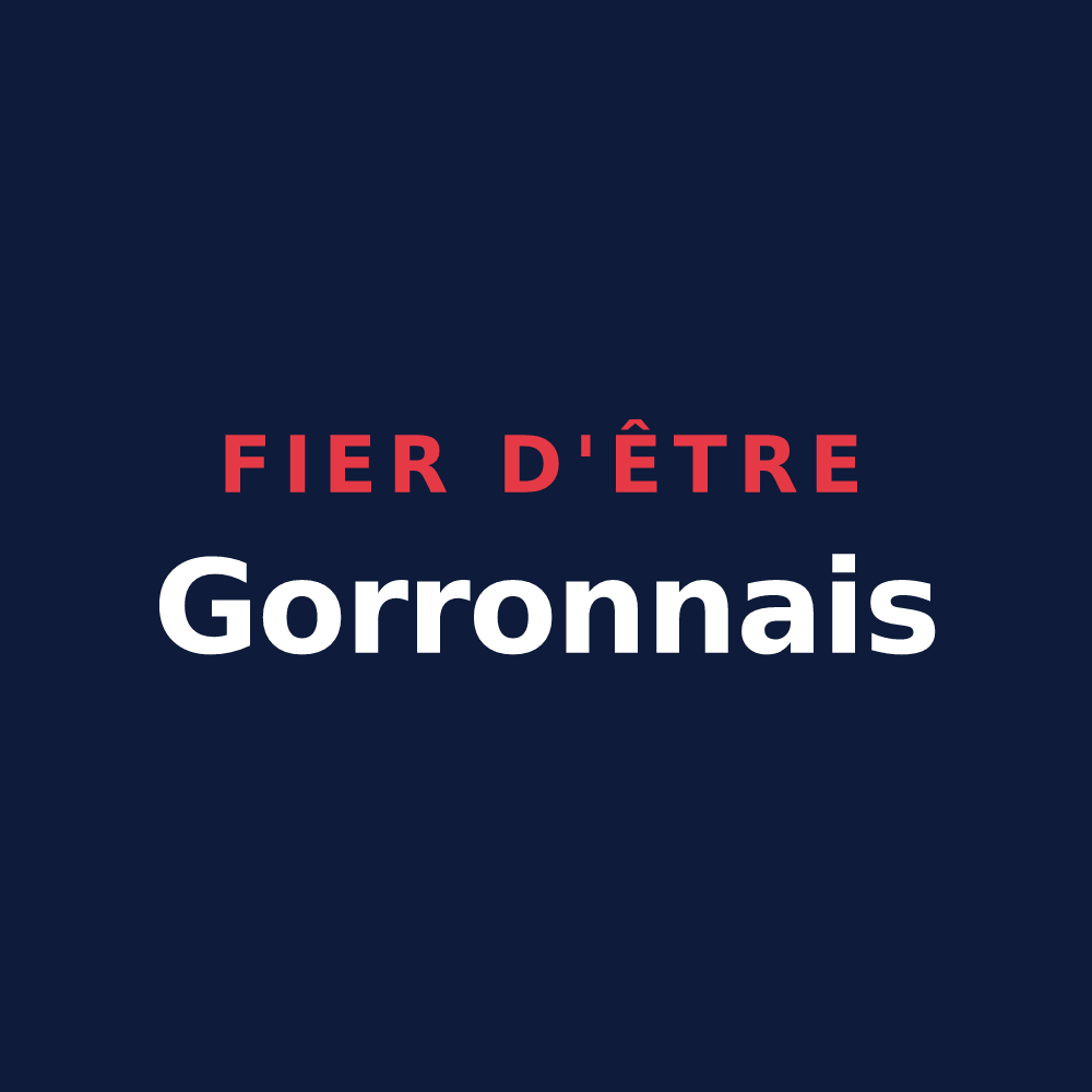 T-shirt « Fier d'être Gorronnais » — design pour Gorron