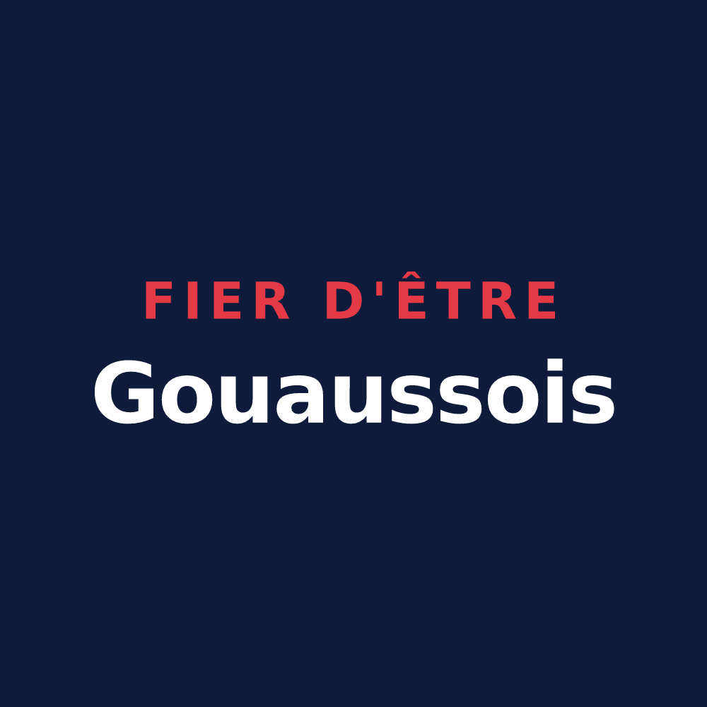 T-shirt « Fier d'être Gouaussois » — design pour Gouaux-de-Larboust