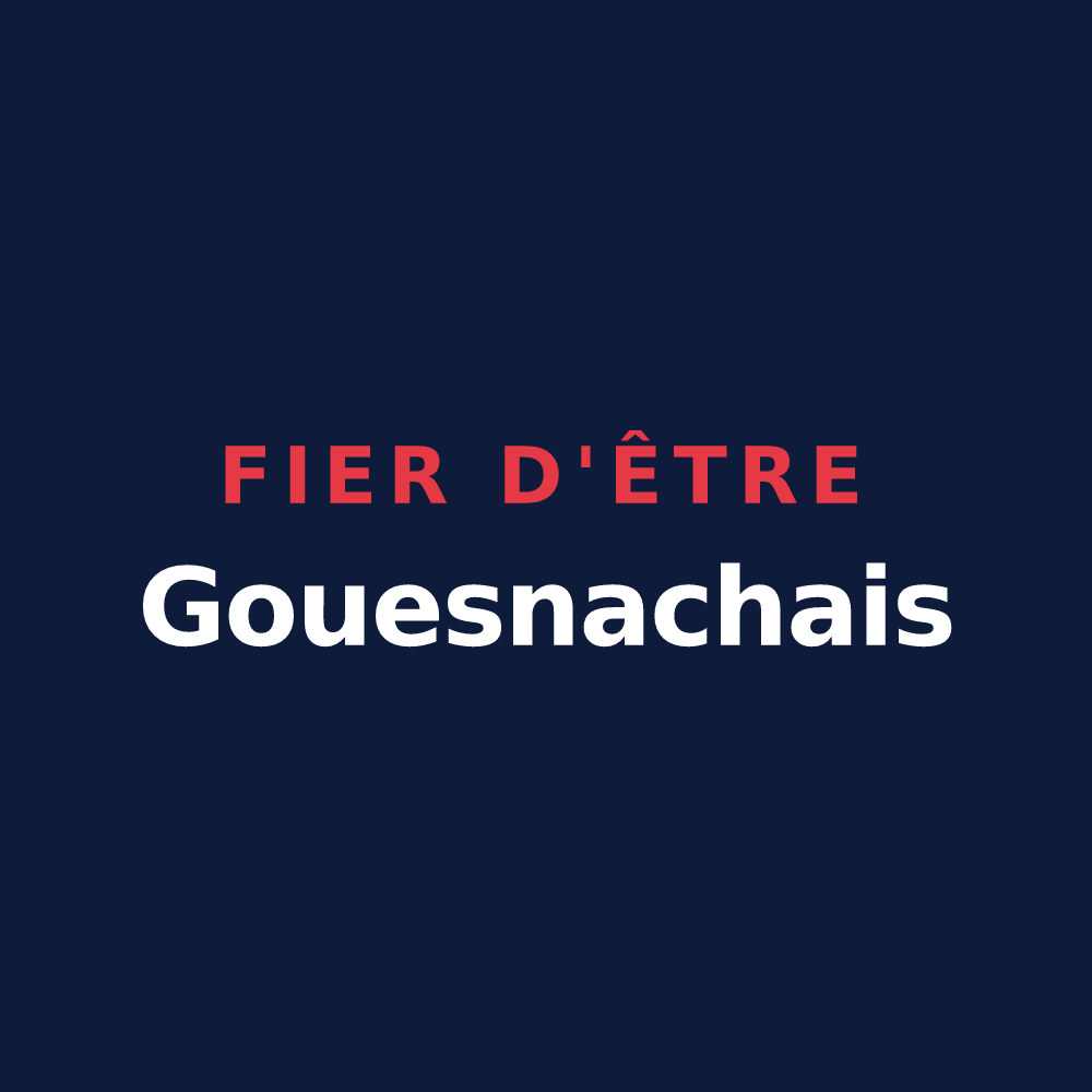 T-shirt « Fier d'être Gouesnachais » — design pour Gouesnach