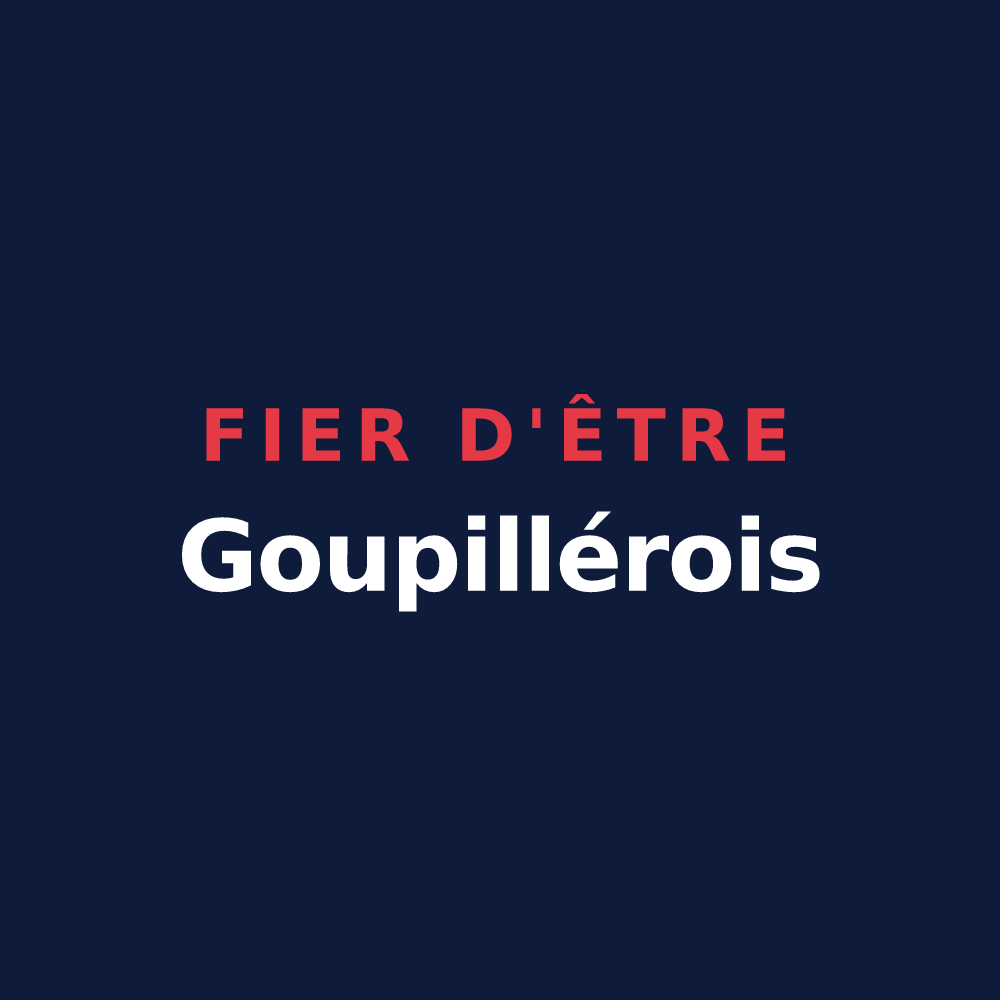 T-shirt « Fier d'être Goupillérois » — design pour Goupil-Othon