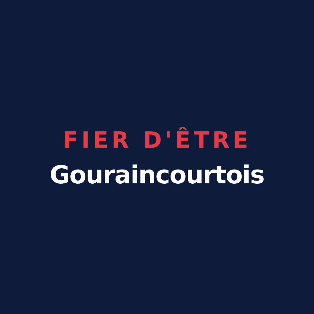 T-shirt « Fier d'être Gouraincourtois » — design pour Gouraincourt