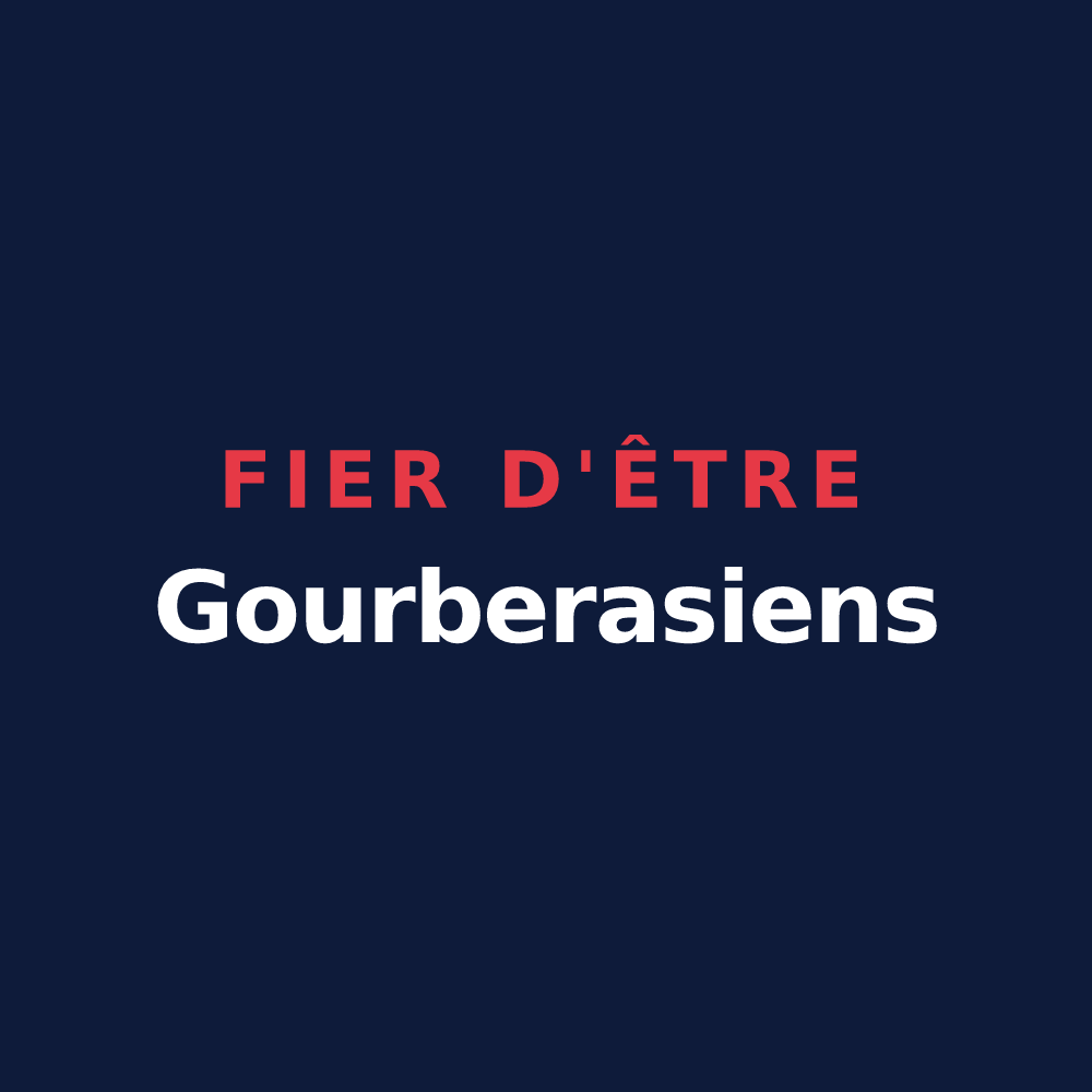 T-shirt « Fier d'être Gourberasiens » — design pour Gourbera
