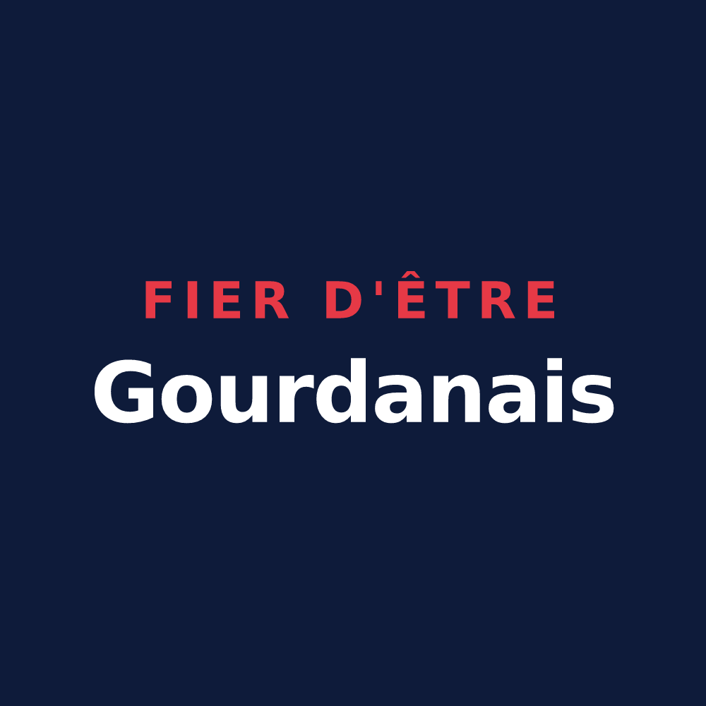 T-shirt « Fier d'être Gourdanais » — design pour Gourdan-Polignan