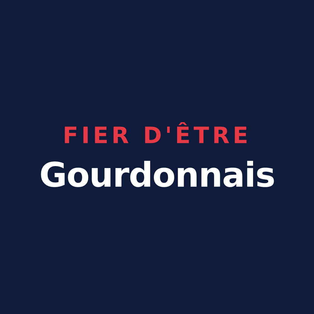 T-shirt « Fier d'être Gourdonnais » — design pour Gourdon