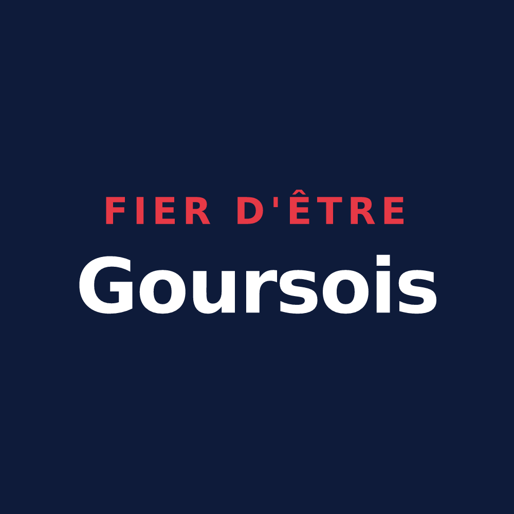 T-shirt « Fier d'être Goursois » — design pour Gours