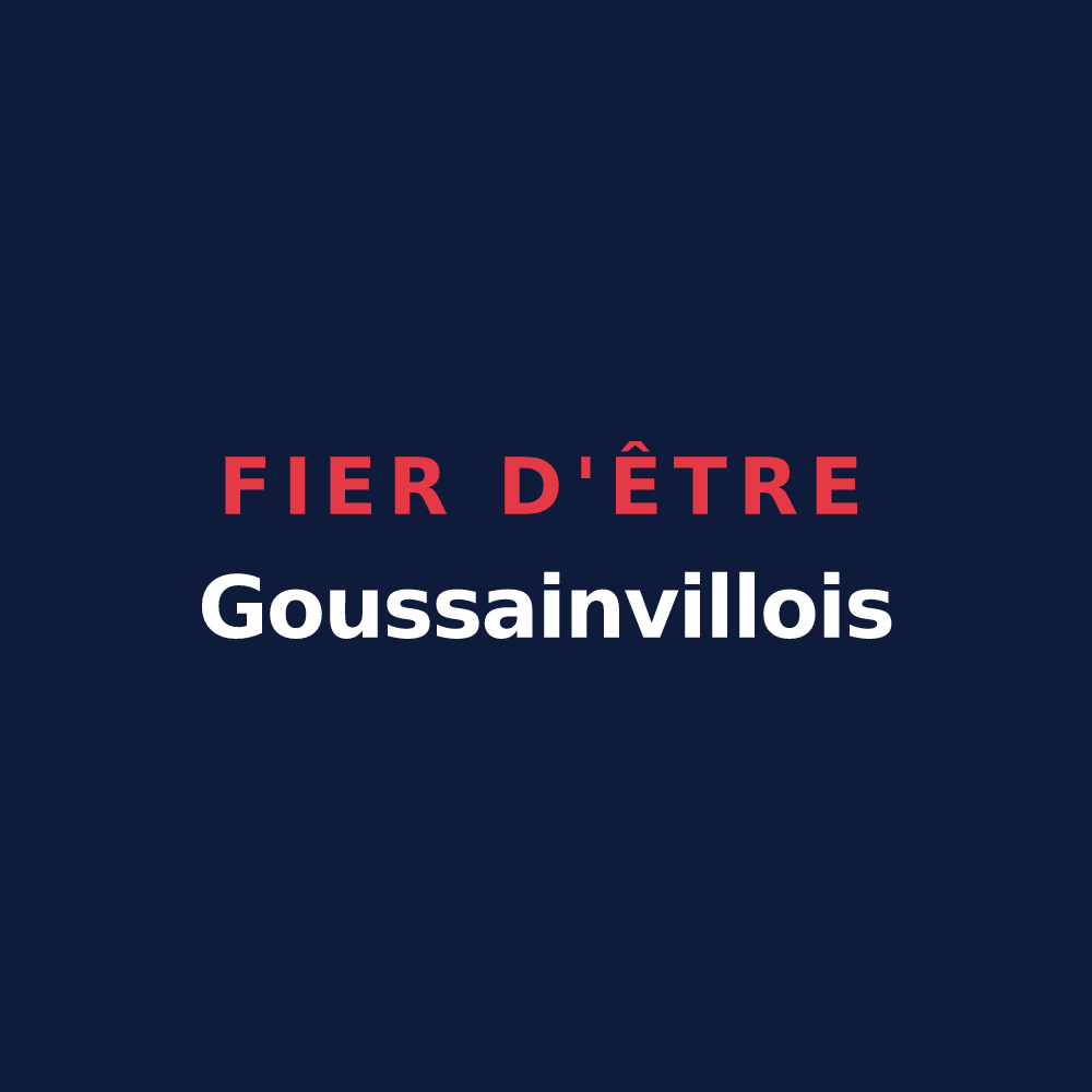 T-shirt « Fier d'être Goussainvillois » — design pour Goussainville