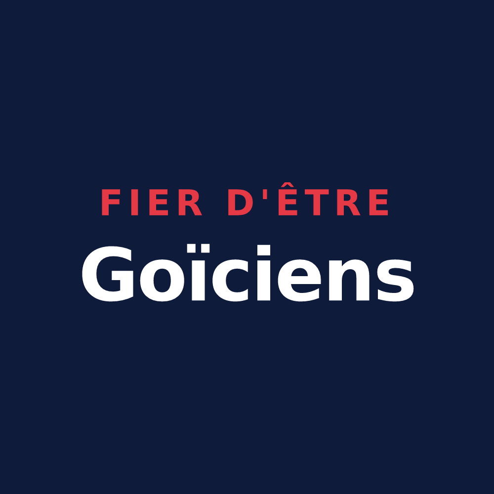 T-shirt « Fier d'être Goïciens » — design pour Gouy