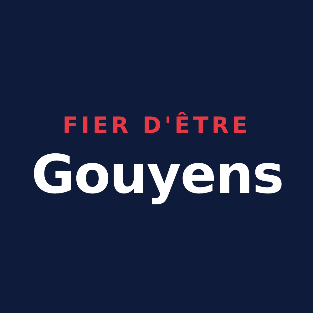 T-shirt « Fier d'être Gouyens » — design pour Gouy-les-Groseillers