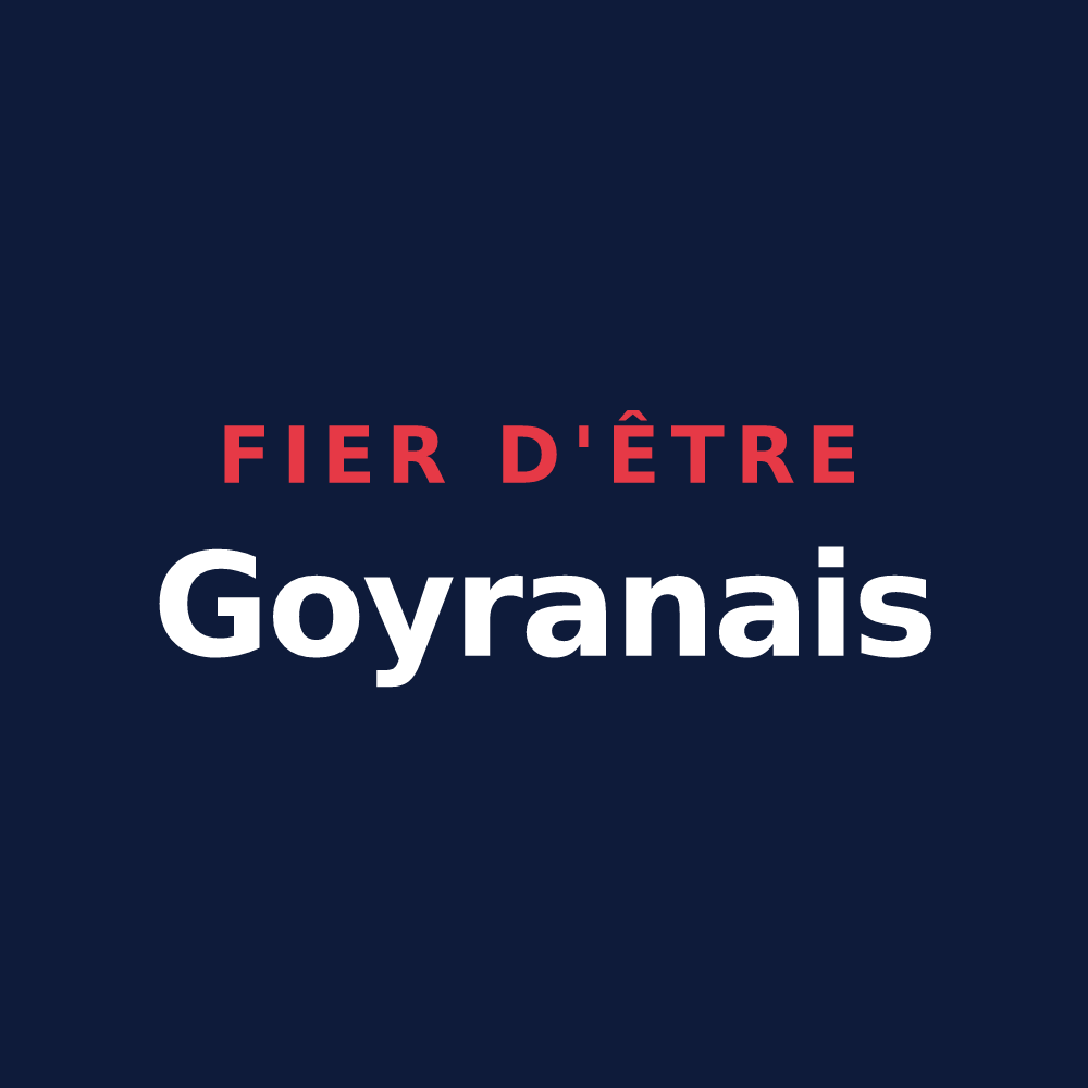 T-shirt « Fier d'être Goyranais » — design pour Goyrans