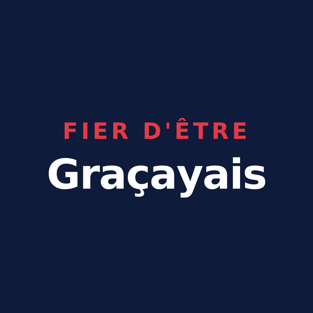 T-shirt « Fier d'être Graçayais » — design pour Graçay