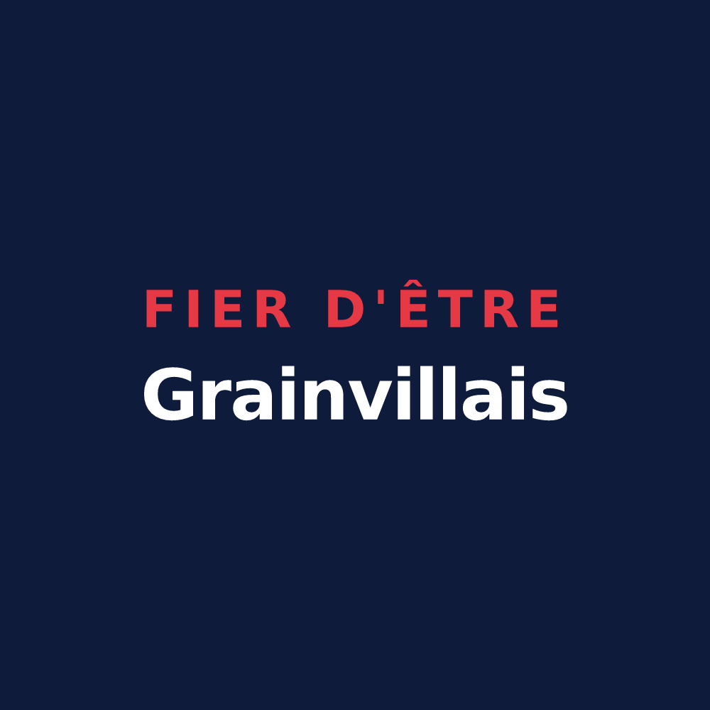 T-shirt « Fier d'être Grainvillais » — design pour Grainville-sur-Odon