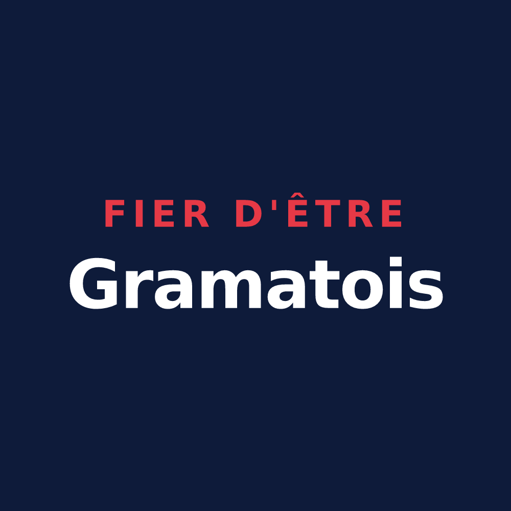T-shirt « Fier d'être Gramatois » — design pour Gramat