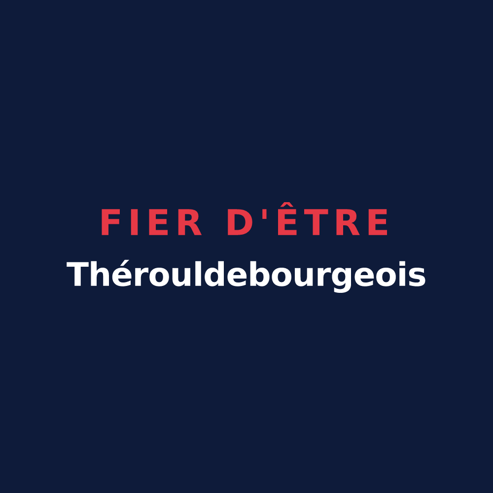 T-shirt « Fier d'être Thérouldebourgeois » — design pour Grand Bourgtheroulde