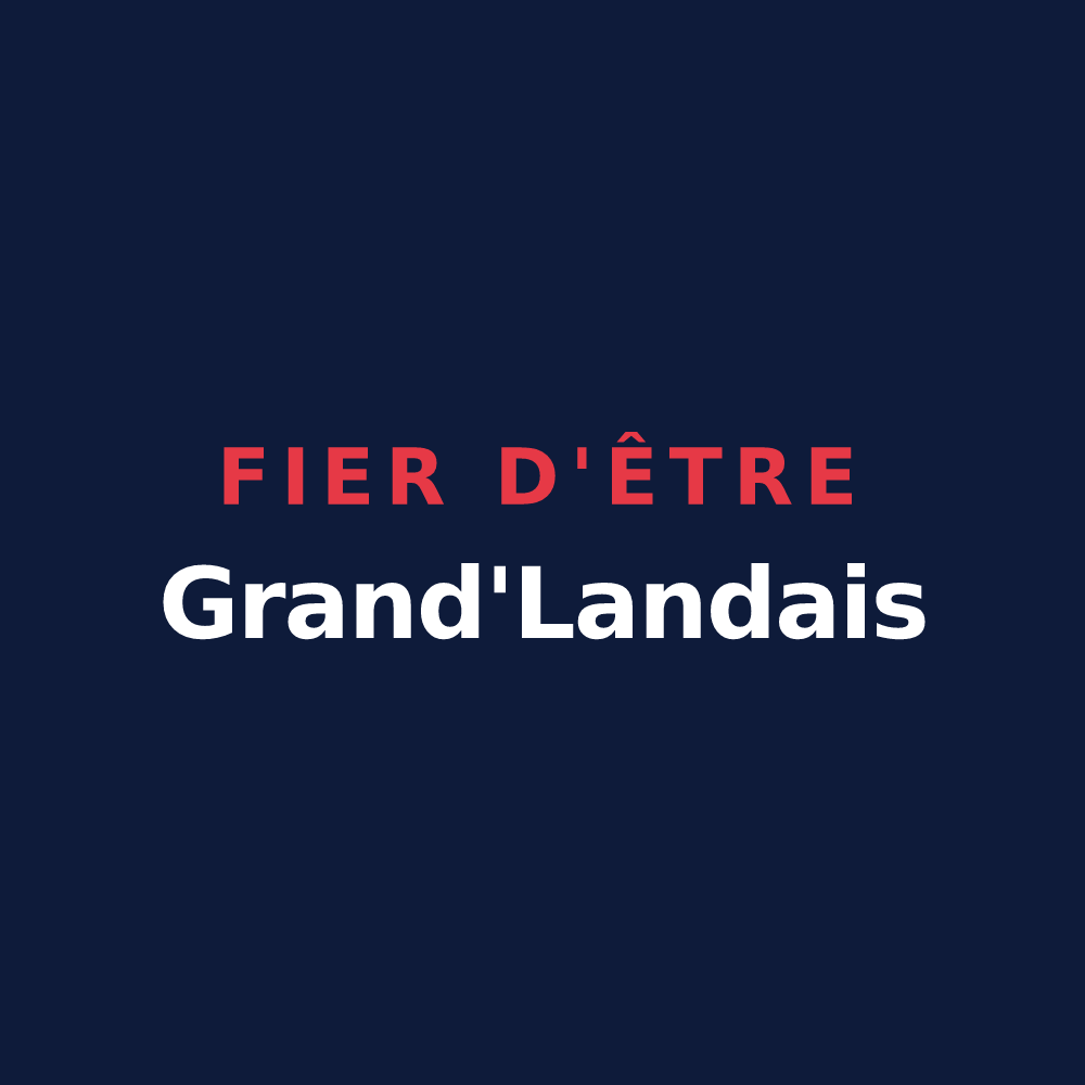 T-shirt « Fier d'être Grand'Landais » — design pour Grand'Landes