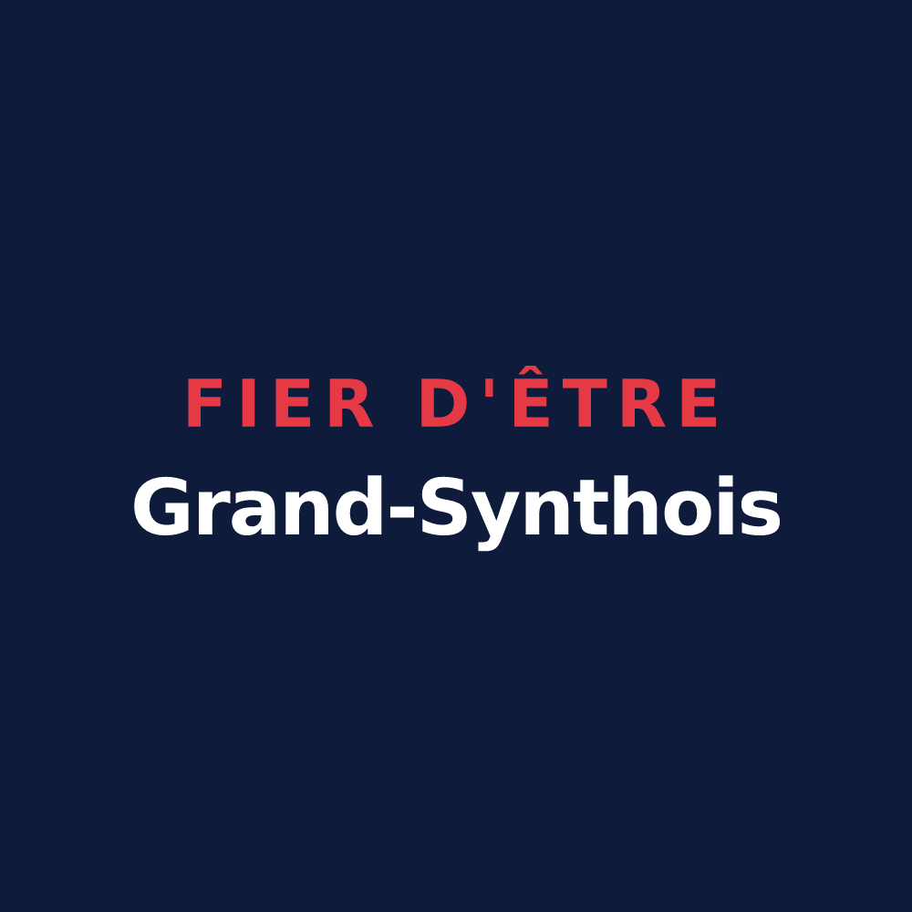 T-shirt « Fier d'être Grand-Synthois » — design pour Grande-Synthe