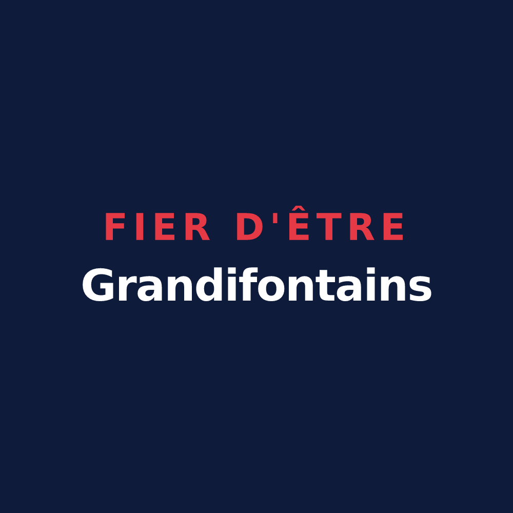 T-shirt « Fier d'être Grandifontains » — design pour Grandfontaine