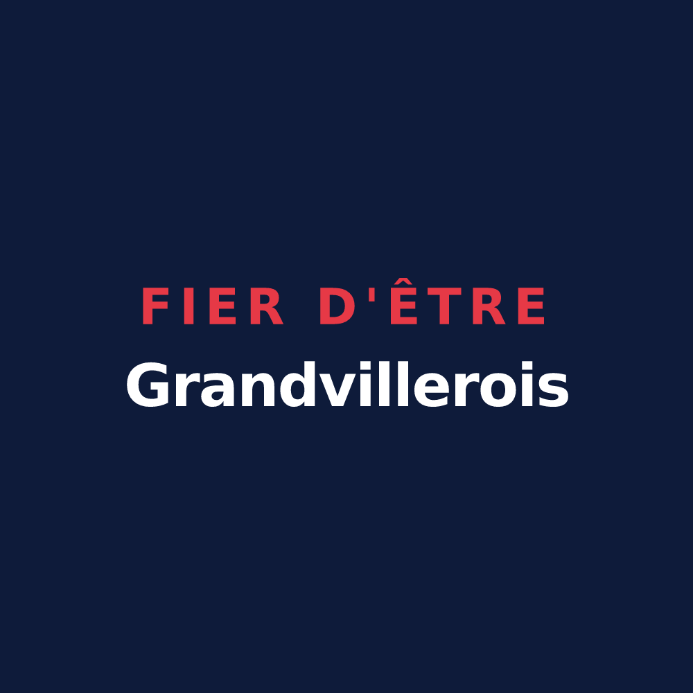 T-shirt « Fier d'être Grandvillerois » — design pour Grandvillers