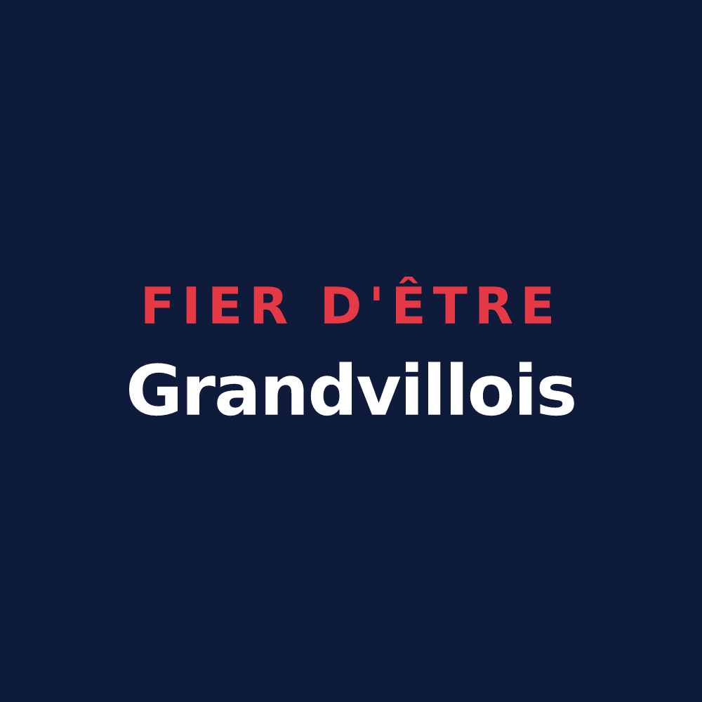 T-shirt « Fier d'être Grandvillois » — design pour Grandvilliers