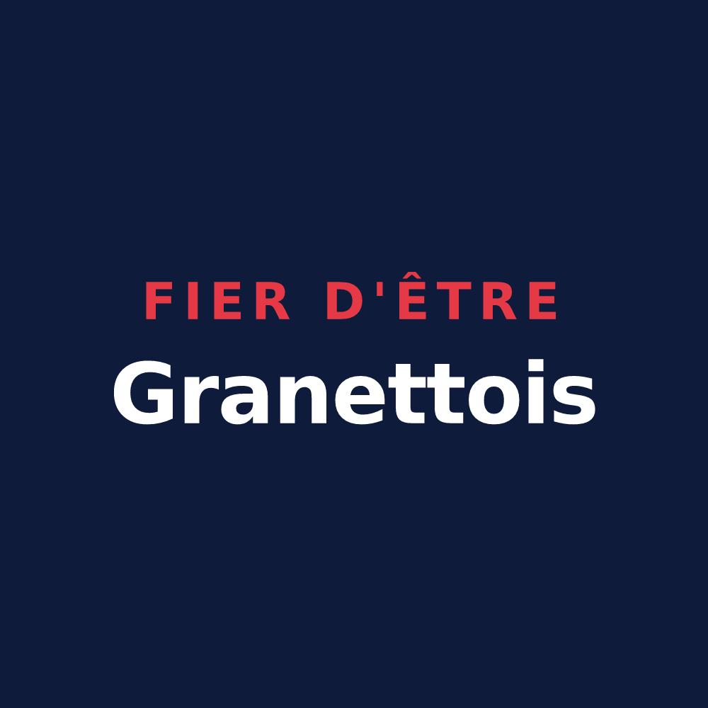 T-shirt « Fier d'être Granettois » — design pour Granès
