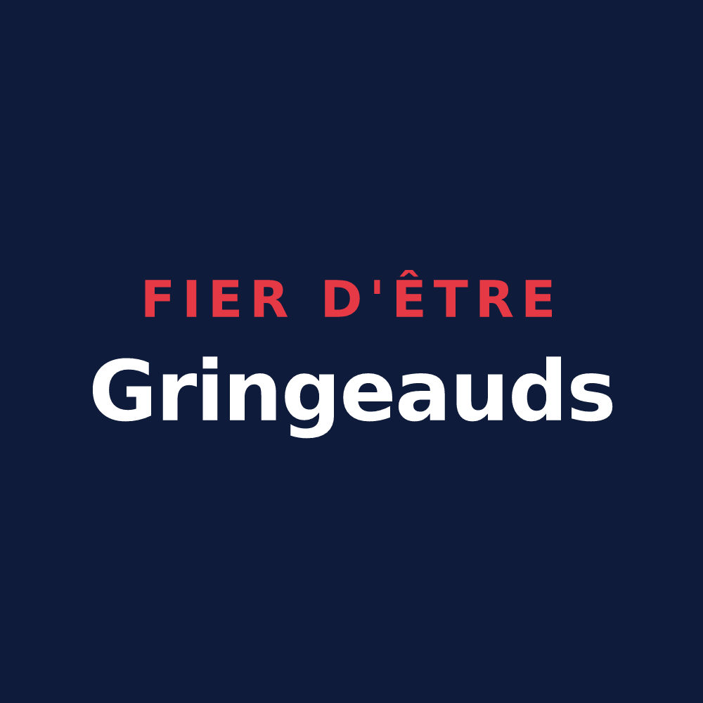 T-shirt « Fier d'être Gringeauds » — design pour Granges-Aumontzey