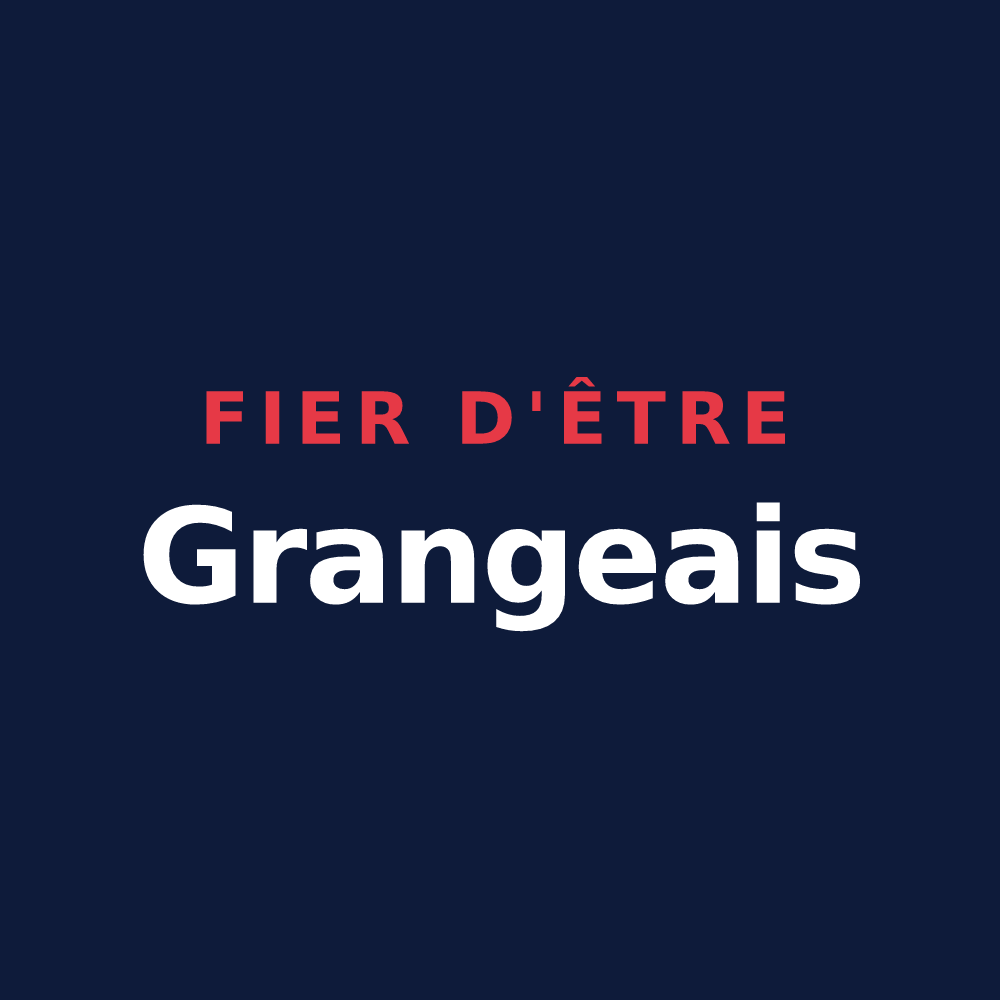 T-shirt « Fier d'être Grangeais » — design pour Granges