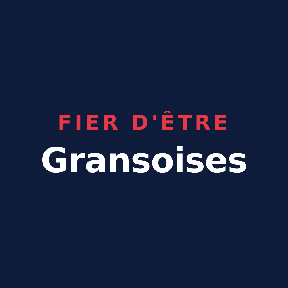 T-shirt « Fier d'être Gransoises » — design pour Grans
