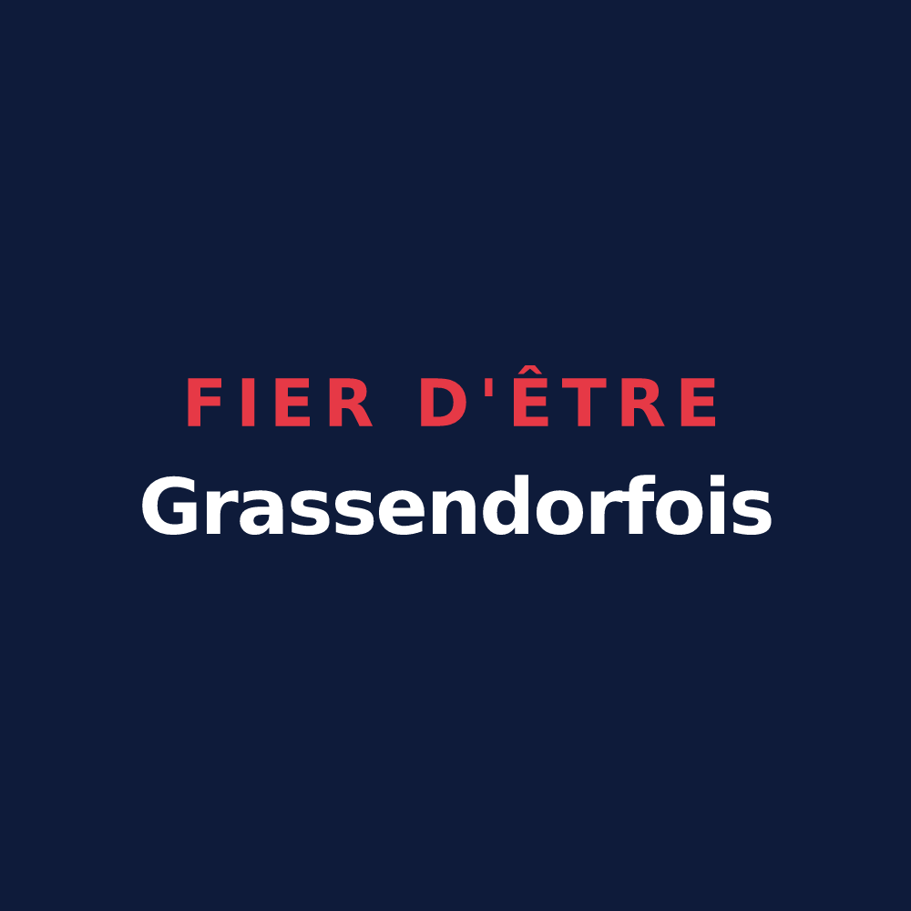 T-shirt « Fier d'être Grassendorfois » — design pour Grassendorf