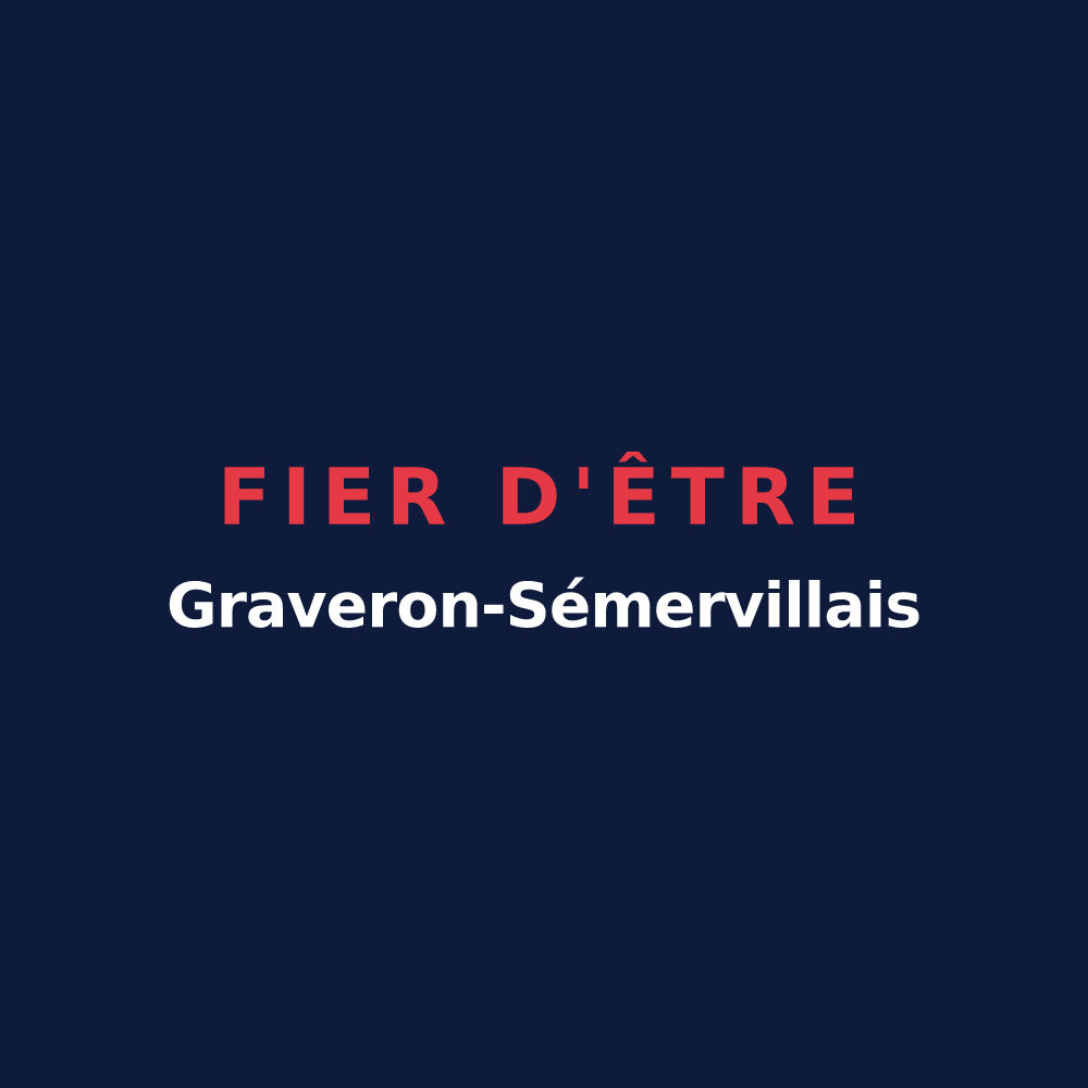 T-shirt « Fier d'être Graveron-Sémervillais » — design pour Graveron-Sémerville